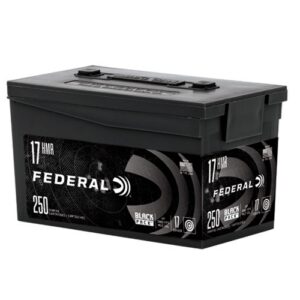 500rds of Federal Black Pack 17 HMR Ammo 17 Grain Jacketed Hollow Point