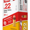 500rds of Aguila 22 Short Ammunition SuperExtra 1B222110 High Velocity 29 Grain Copper Plated Round Nose