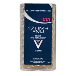 500rds of CCI 17 HMR Ammo 20 Grain Full Metal Jacket