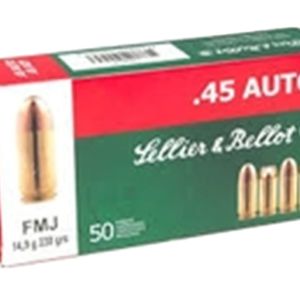 SELLIER & BELLOT 45 ACP AMMUNITION