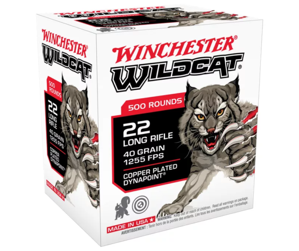 500rds of Winchester Wildcat Rimfire Ammo