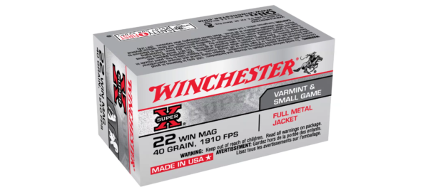 500rds of Winchester Super-X 22 WIN MAG Rimfire Ammo