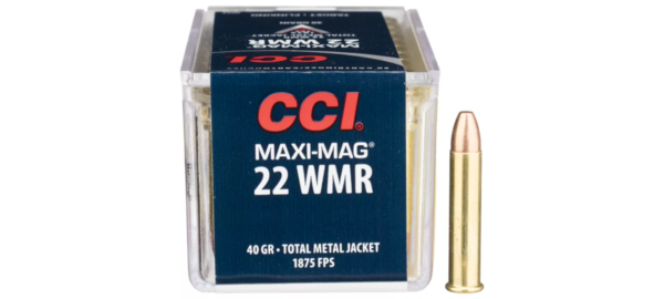 500rds of CCI Maxi-Mag Rimfire Ammo – .22 WMR – 40 Grain