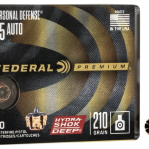 Federal Premium Centerfire Handgun Ammunition .45 ACP 210 grain