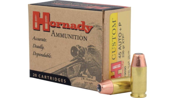 Hornady Custom .45 ACP +P 230 Grain