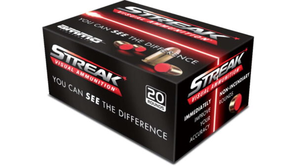 Ammo, Inc. STREAK 9mm Luger 124 grain Tracer-Like Total Metal Jacket Brass Cased