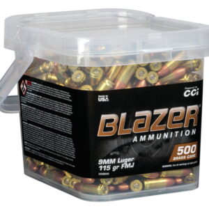 CCI Ammunition Blazer Brass 9mm Luger 115 grain