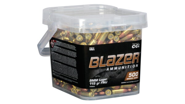 CCI Ammunition Blazer Brass 9mm Luger 115 grain