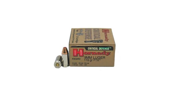 Hornady Critical Defense 9mm Luger 115 Grain