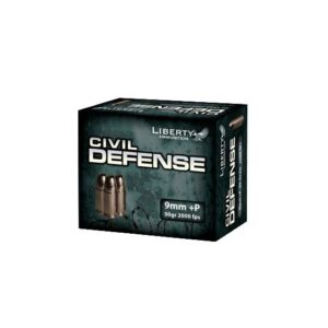 Liberty Ammunition Civil Defense 9mm +P 50 grain Hollow