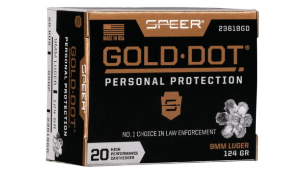 SPEER GOLD-DOT-9MM-LUGER 124