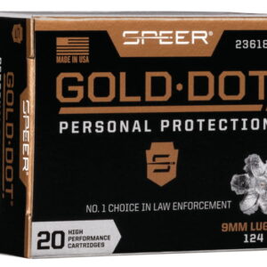 Speer Gold Dot 9mm Luger 124 grain