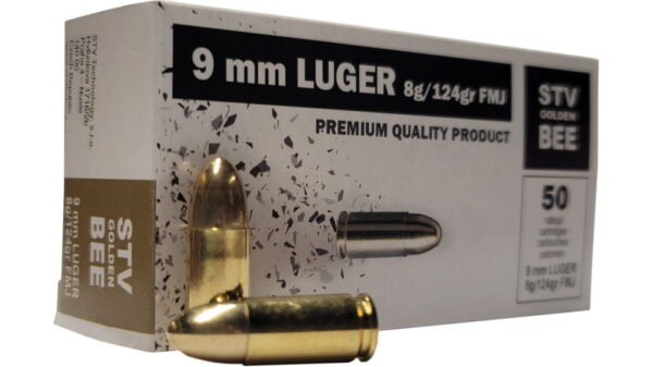 STV Golden Bee 9mm Luger 124 Grain Full Metal Jacket