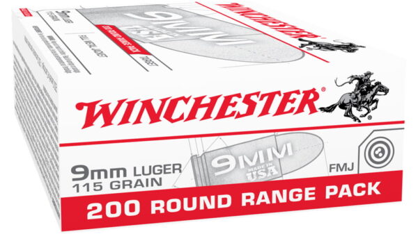 Winchester USA HANDGUN 9mm Luger 115 grain Full Metal Jacket