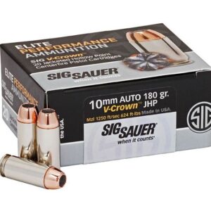 Sig Sauer Elite V-Crown 10mm Auto 180gr. JHP