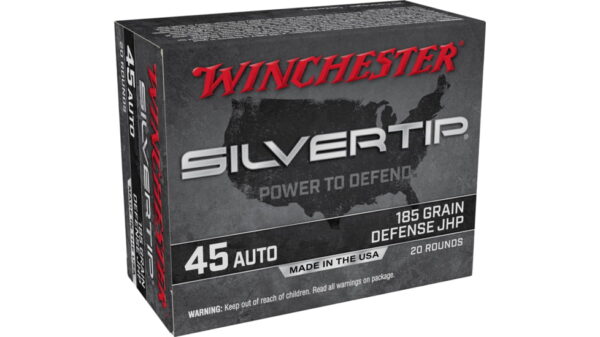 Winchester SUPER-X HANDGUN .45 ACP 185 grain Silvertip Jacketed Hollow Point